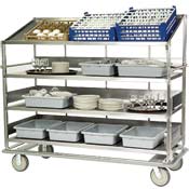 Lakeside Soiled Dish Breakdown Carts