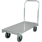 New Age Industrial 24 x 36, 2450 Lbs Cap., Treadplate Aluminum Platform Truck
