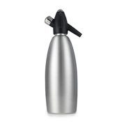 isi brushed aluminum soda siphon