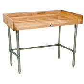 John Boos DNB10 Riser Maple-Top Work Table