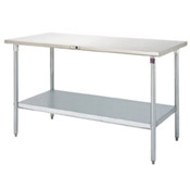 John Boos S14014 14-Gauge Stainless Steel-Top Work Table