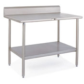 John Boos S14019 14-Gauge Stainless Steel-Top Work Table