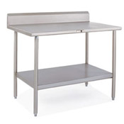 John Boos S16023 16-Gauge Stainless Steel-Top Work Table