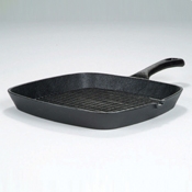 Matfer Bourgeat Induction Ribbed Skillet Square