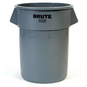 Rubbermaid 55 Gallon Gray Brute Container