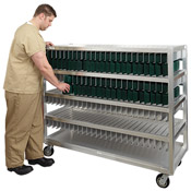 New Age Industrial 59-3/4"W x 24"D x 66-1/4"H, 375 Tray Capacity Flex Tray Drying Rack 