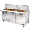 True TSSU-72-30M-B Mega-Top Sandwich/Salad Prep Table