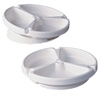 Revolving Partitioned Scoop Dishes