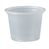 Solo 1.00 Oz. Clear Plastic Souffle Cups